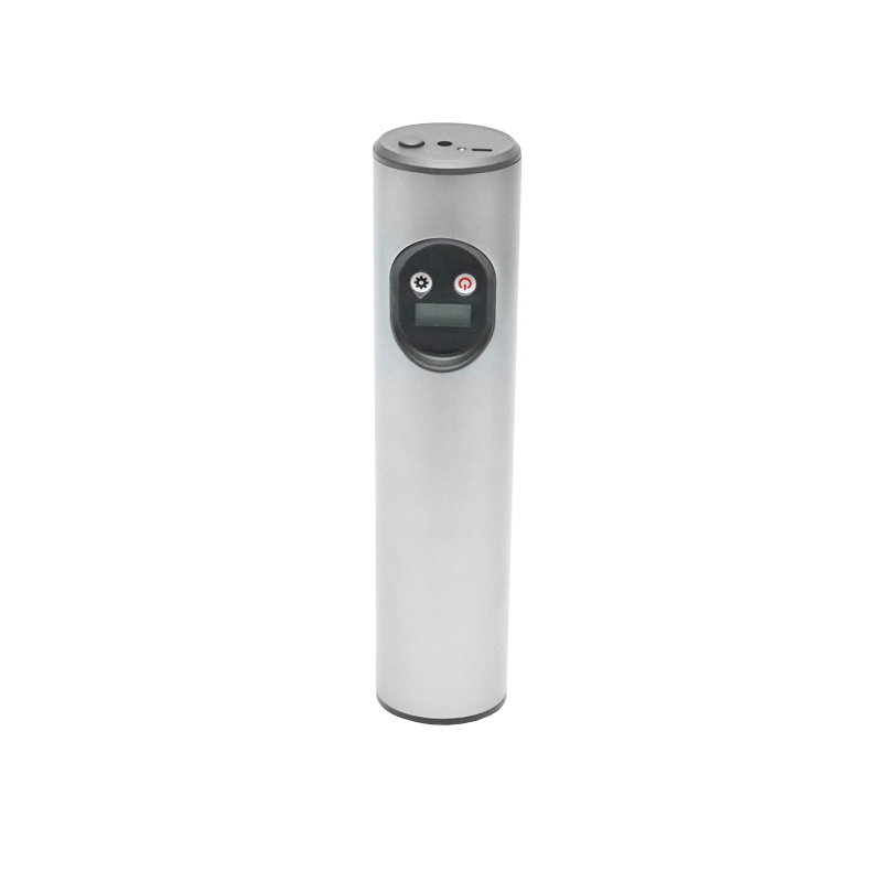 Compresor aer portabil gri inchis 12,4V baterie 6000Am reincarcabila 250x56x47mm cu accesorii - imagine 2