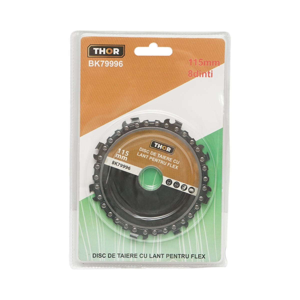 Disc flex lant drujba 115x22mm 9 dinti pentru taiere lemn THOR - imagine 2