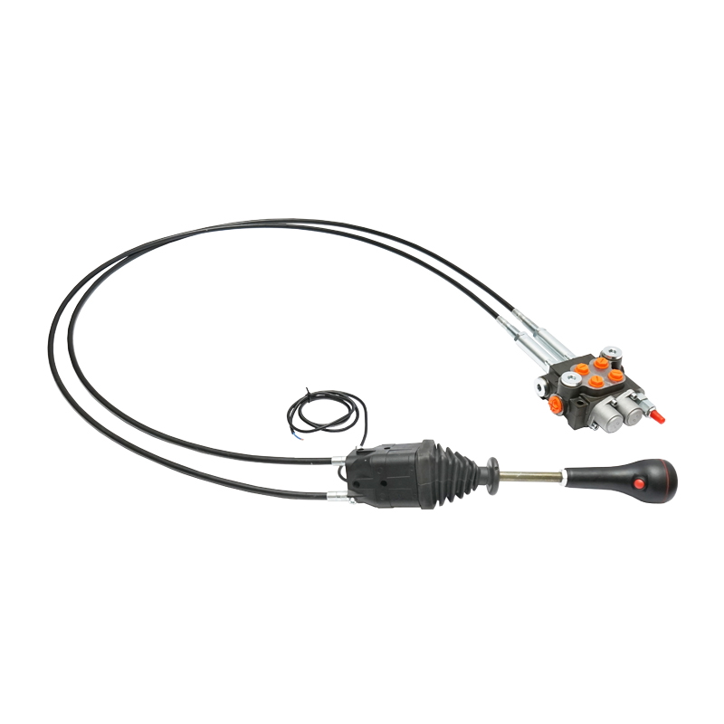 Distribuitor hidraulic cu joystick, lungime cablu 2m presiune 250 bar debit 40L/min Breckner Germany - imagine 2