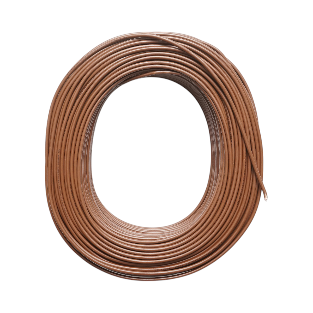 Cablu electric cupru 2.5mm maro MYF H07V-K, izolatie PVC 450/750V 100m/rola - imagine 2