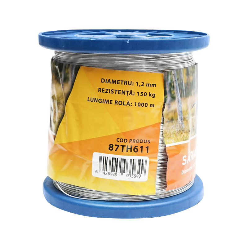 Sarma galvanizata pentru gard electric 1,2mm x 1000m Thor - imagine 2