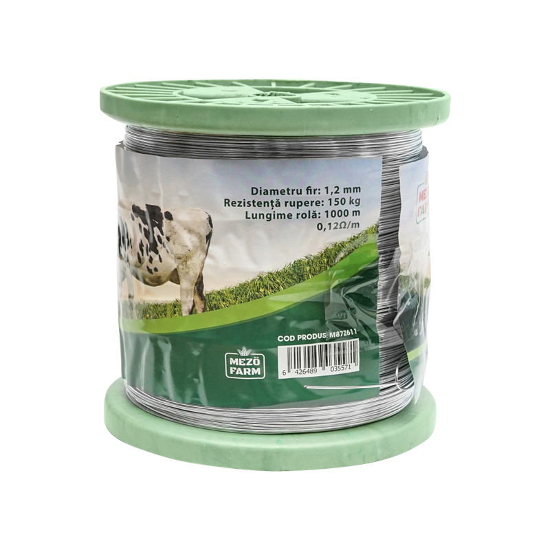 Sarma galvanizata pentru gard electric 1,2mm x 1000m Mezofarm - imagine 2