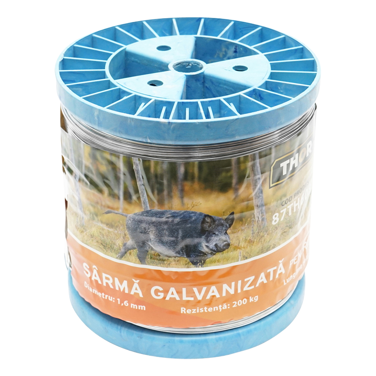 Sarma galvanizata pentru gard electric 1,6mm x 1000m Thor - imagine 2