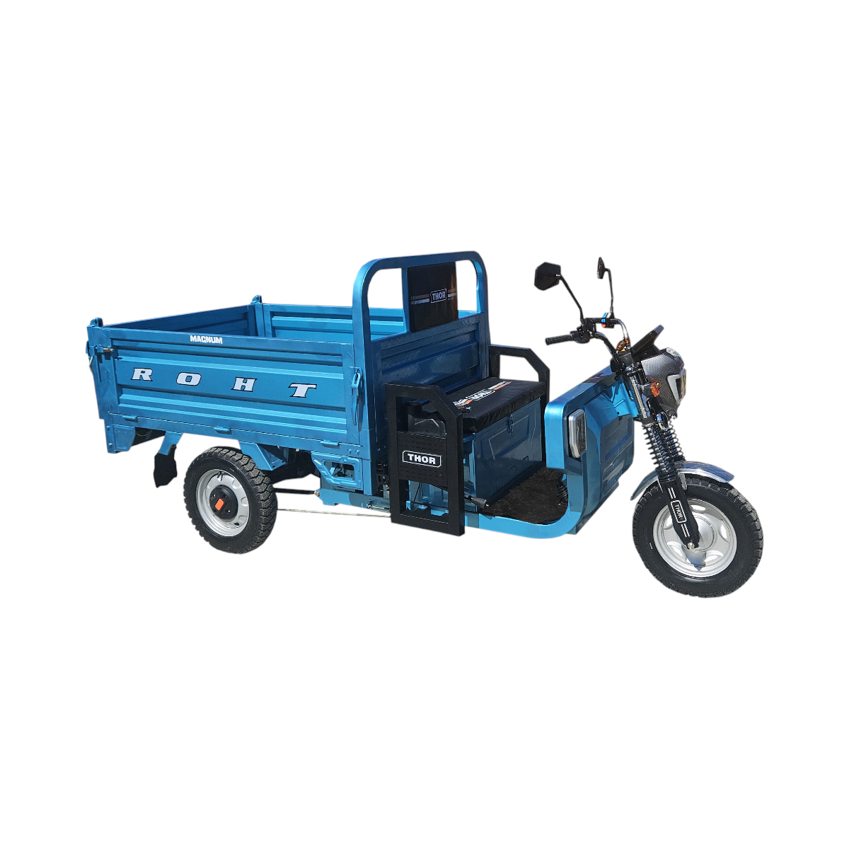 Triciclu electric Thor Magnum3 1200W 60V45Ah basculare hidraulica - imagine 2