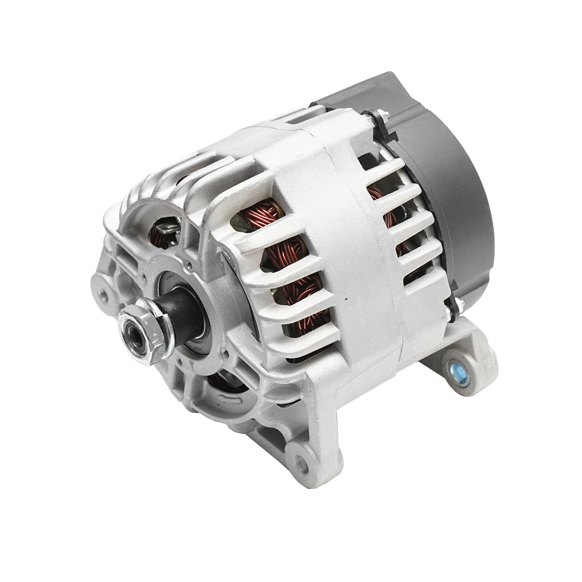 Alternator 12V pentru motor Perkins 85Ah axul fi 17mm Tractor Forestier - imagine 2
