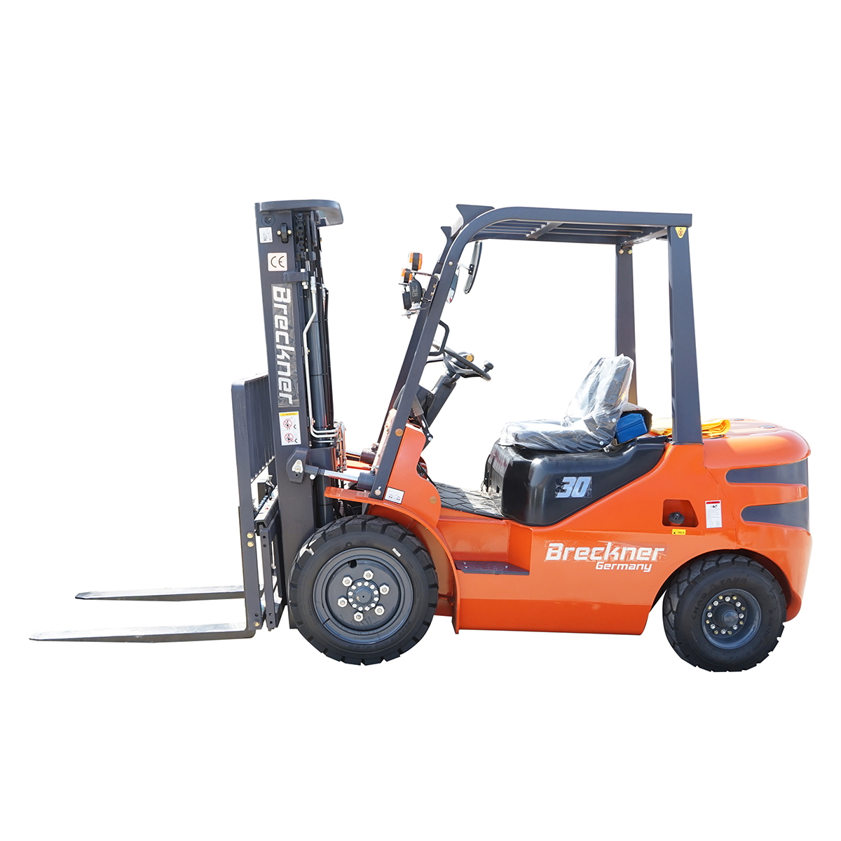 Motostivuitor 3 Tone translatie laterala triplex ridicare 4.5m cilindru pentru container - imagine 2