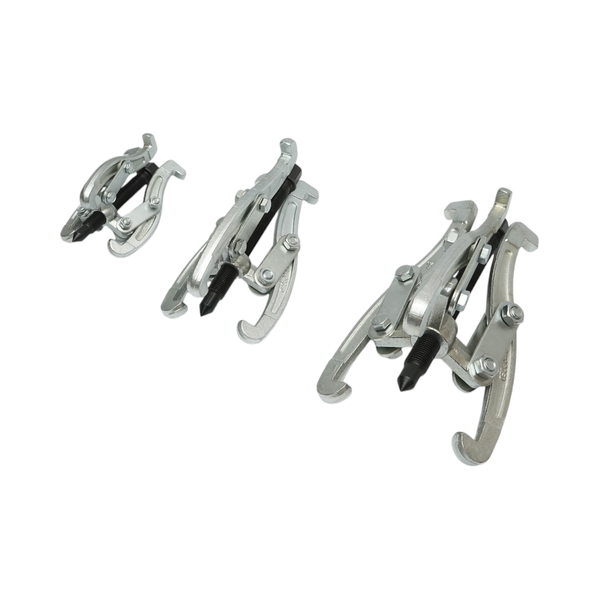 Set 3 extractoare rulmenti cu 3 brate 100mm, 150mm, 200mm - imagine 2