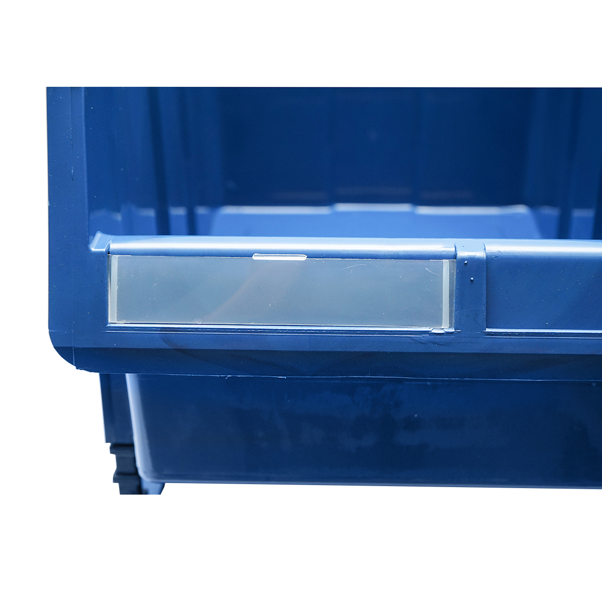 Suport transparent eticheta pentru cutie plastic de depozitare - imagine 2
