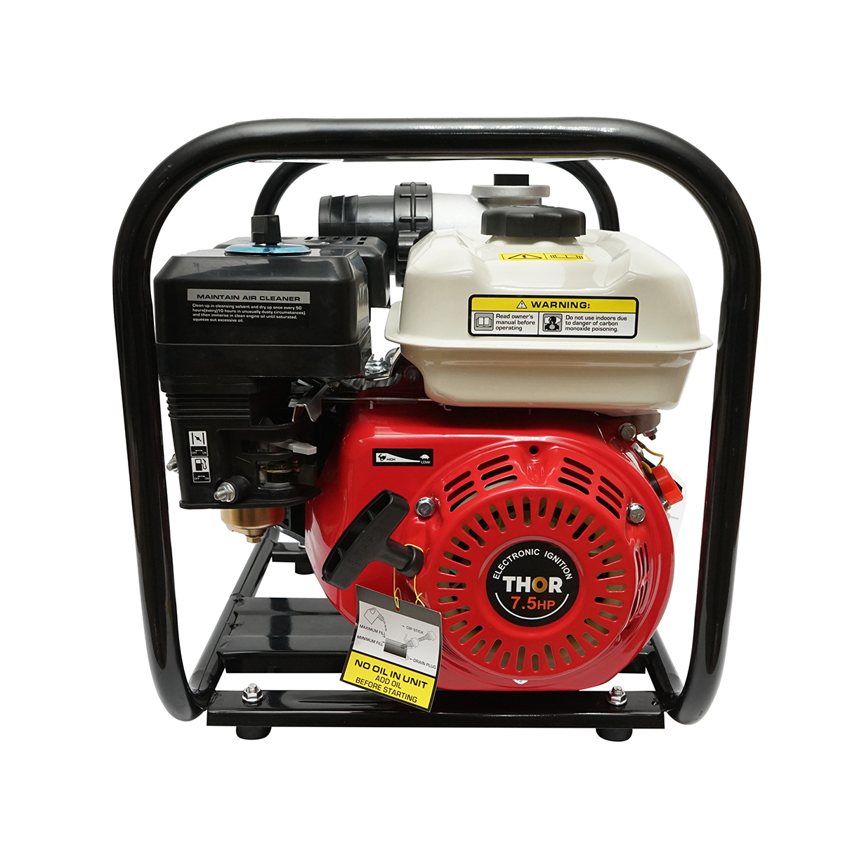 Motopompa WP30 motor tip HONDA 7.5CP, 3 toli, debit maxim 60m3/h adancime maxima 8m, inaltimea maxima 30m Thor - imagine 2