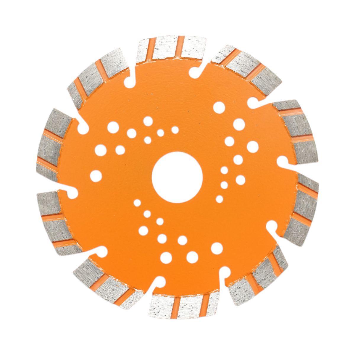 Disc diamantat turbo segmentat 125x22.23mm, segment 10mm pentru taiere beton armat, piatra dura, pavele, boltari Breckner Germany - imagine 2