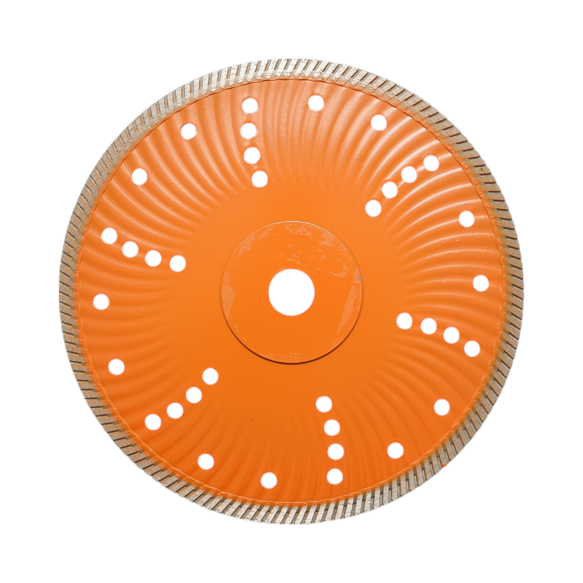 Disc diamantat turbo 230x22.23mm, segment 10mm pentru tigla, pavele, mozaic, piatra dura, marmura, granit Breckner Germany - imagine 2