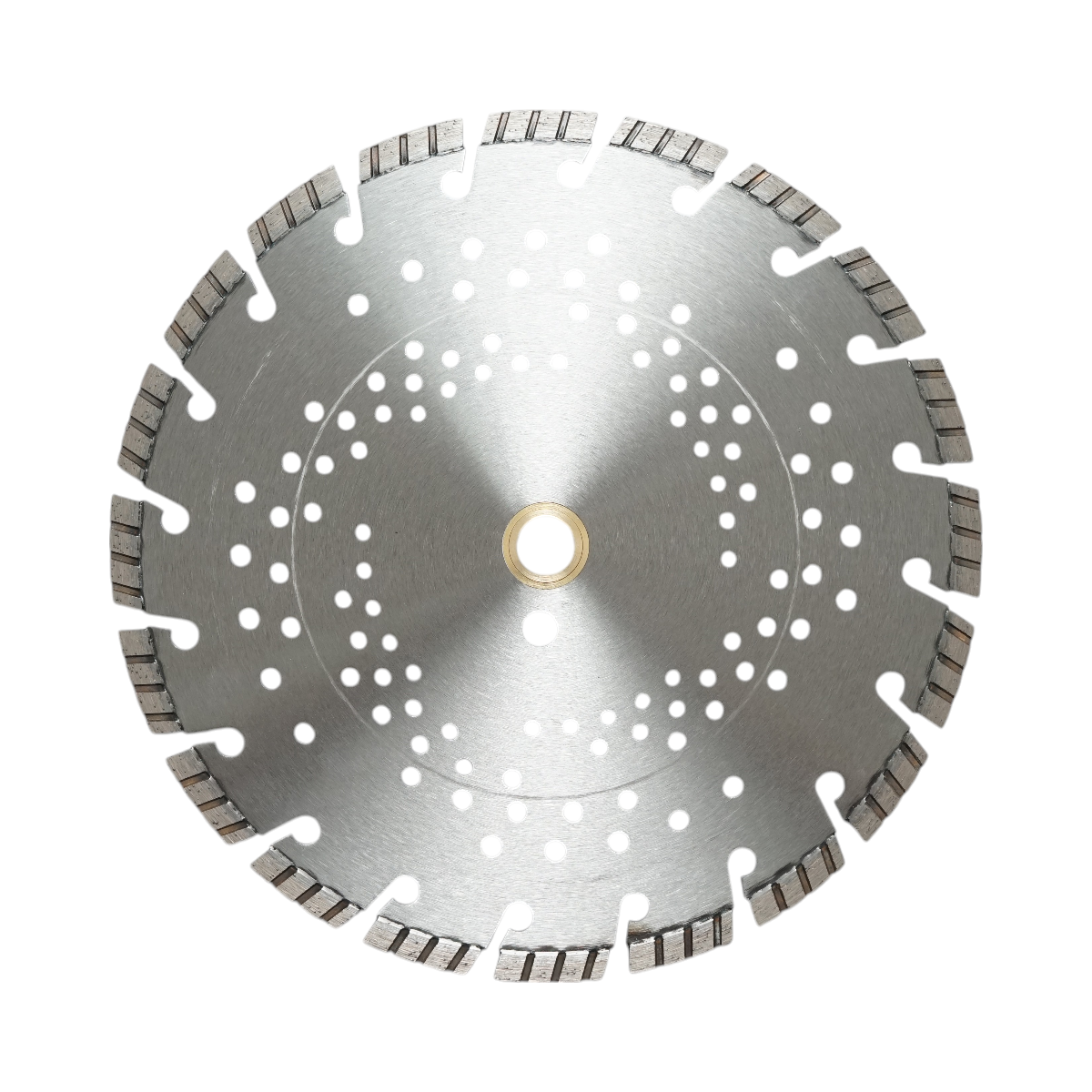 Disc diamantat turbo segmentat 300x30mm, segment 10mm pentru beton armat, pavele, boltari, piatra dura Breckner Germany - imagine 2