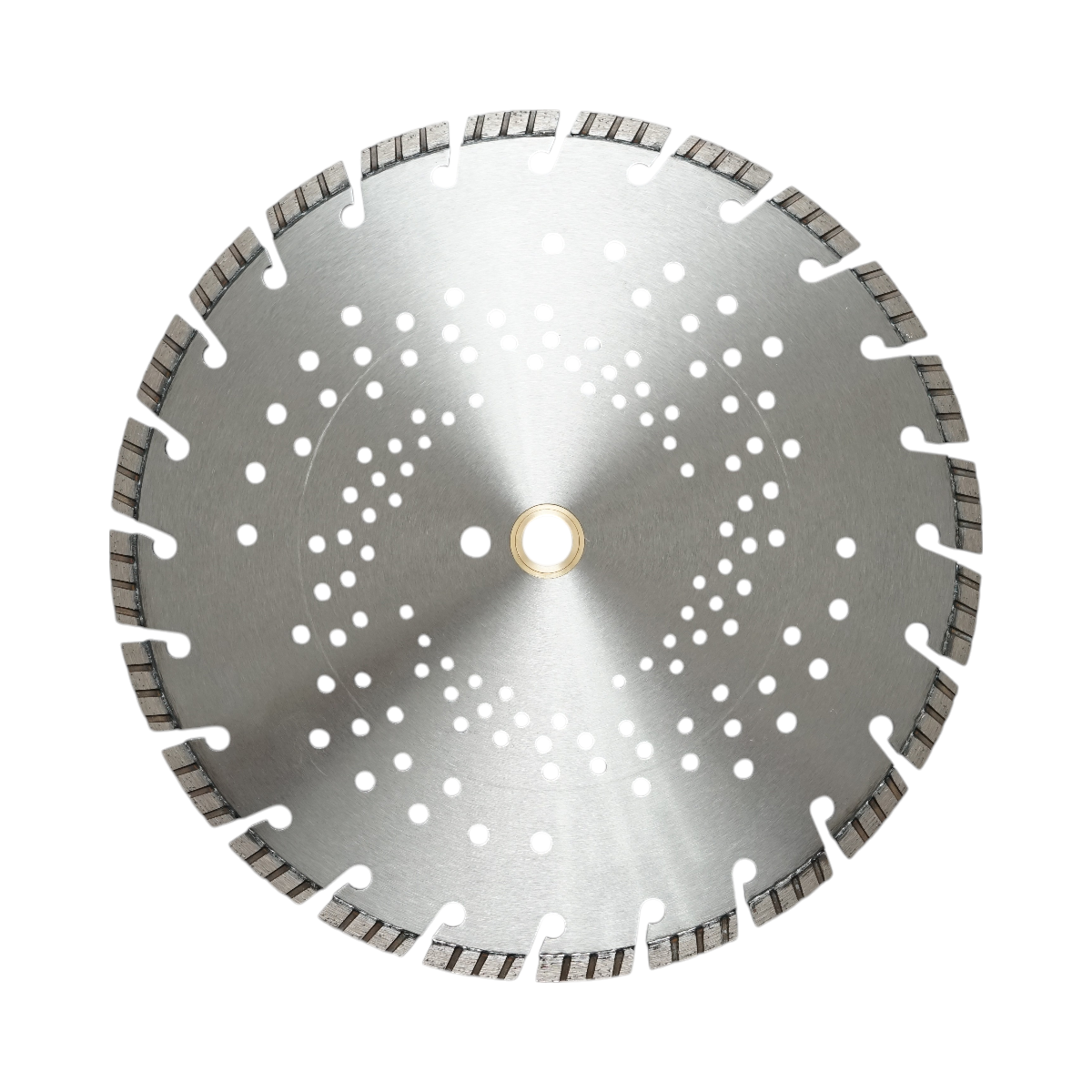 Disc diamantat turbo segmentat 350x30mm, segment 10mm pentru beton armat, pavele, boltari, piatra dura Breckner Germany - imagine 2