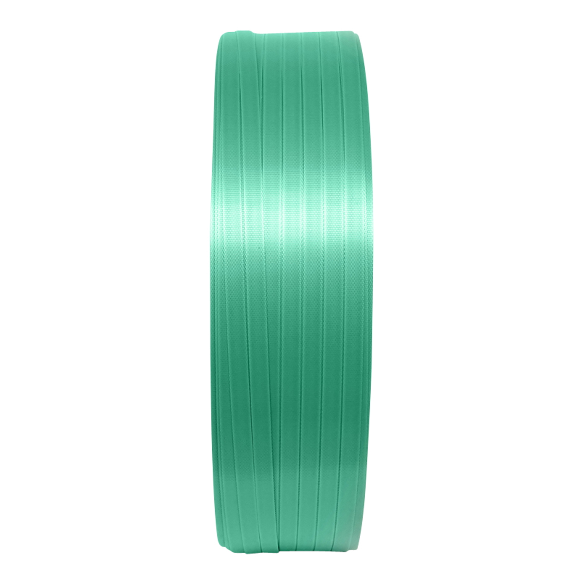 Banda de legat PET poliester, 19x1mm, verde, rola 1000m Breckner Germany - imagine 2