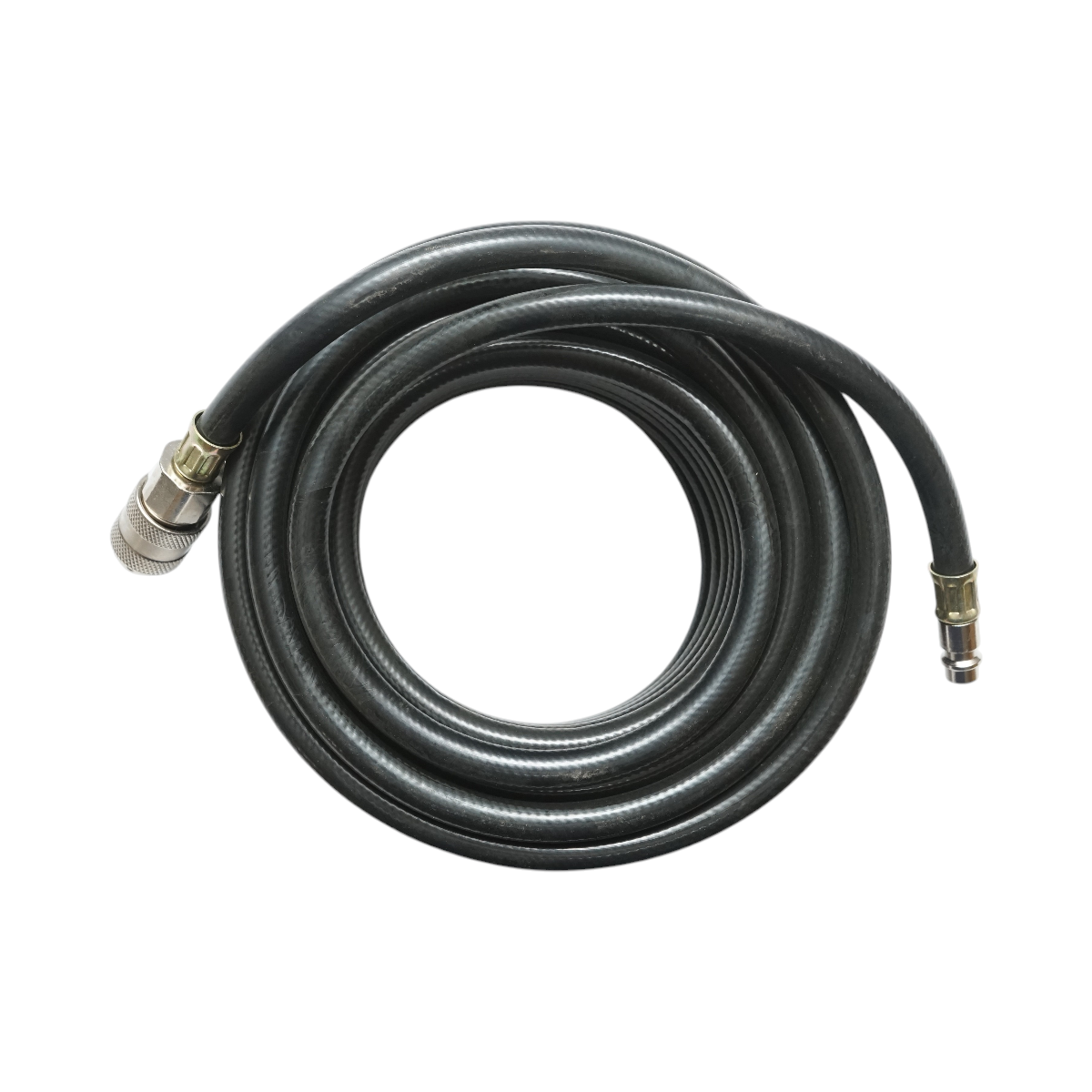 Furtun aer compresor 12m PVC 6x11mm si cuple rapide universale - imagine 2