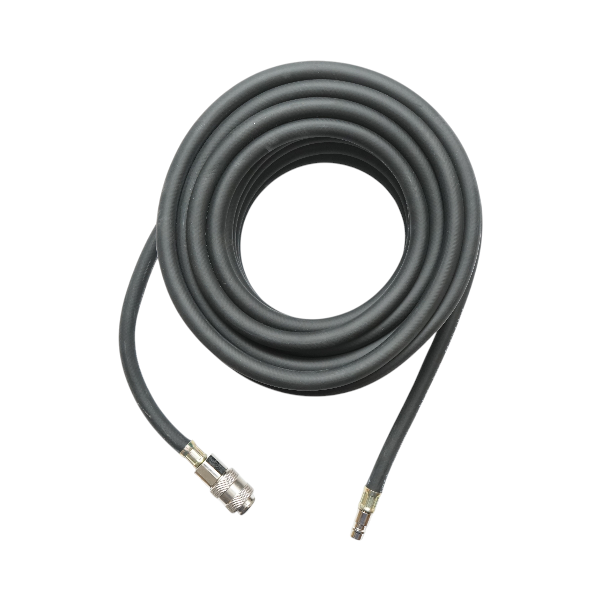 Furtun aer compresor 12m cauciucat 6x12mm si cuple rapide universale - imagine 2
