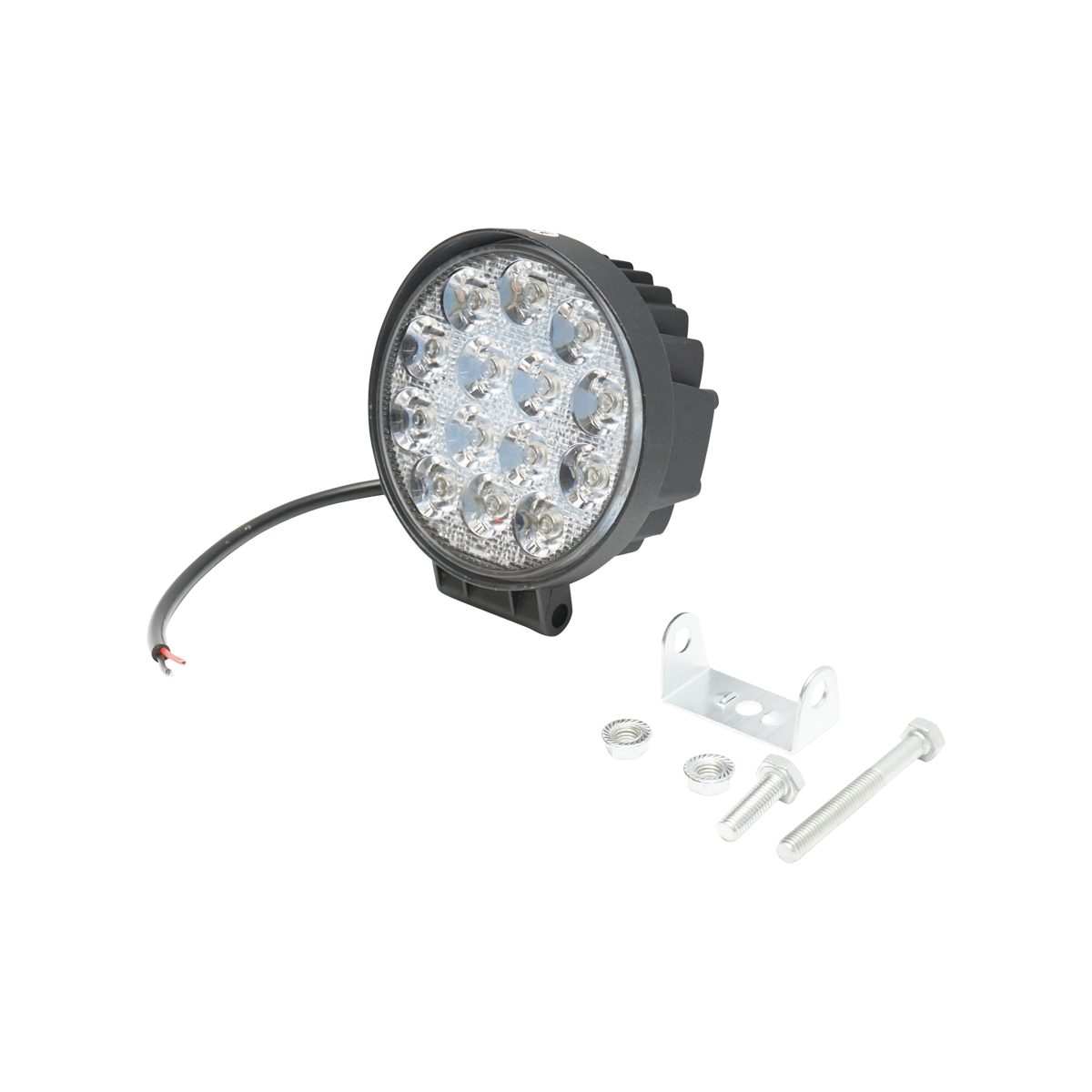 Lampa cu 14 LED-uri 10-30V 42W unghi radiere 60 de grade tip flood 114x114x61mm IP67 6000K Breckner Germany - imagine 2