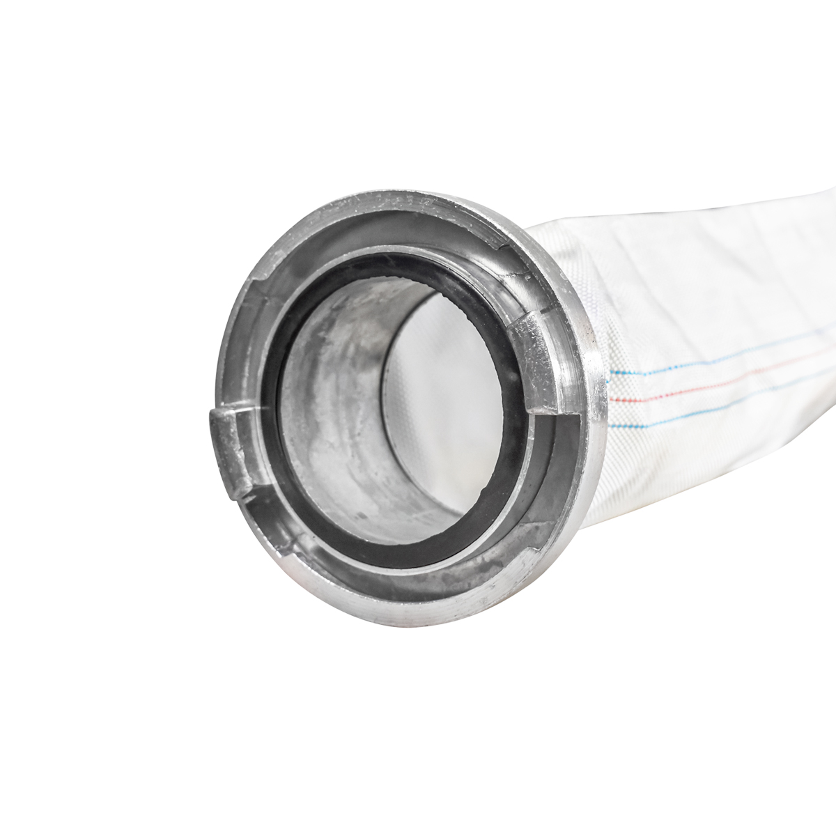 Furtun irigatii/pomp. din PVC 4 toll, lungime 20m cu racord aluminu, max 6bar, panzat Breckner Germany - imagine 2