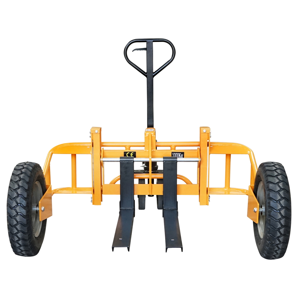 Transpalet pentru teren accidentat, sarcina maxima 1T, lungime furci 800mm - imagine 2