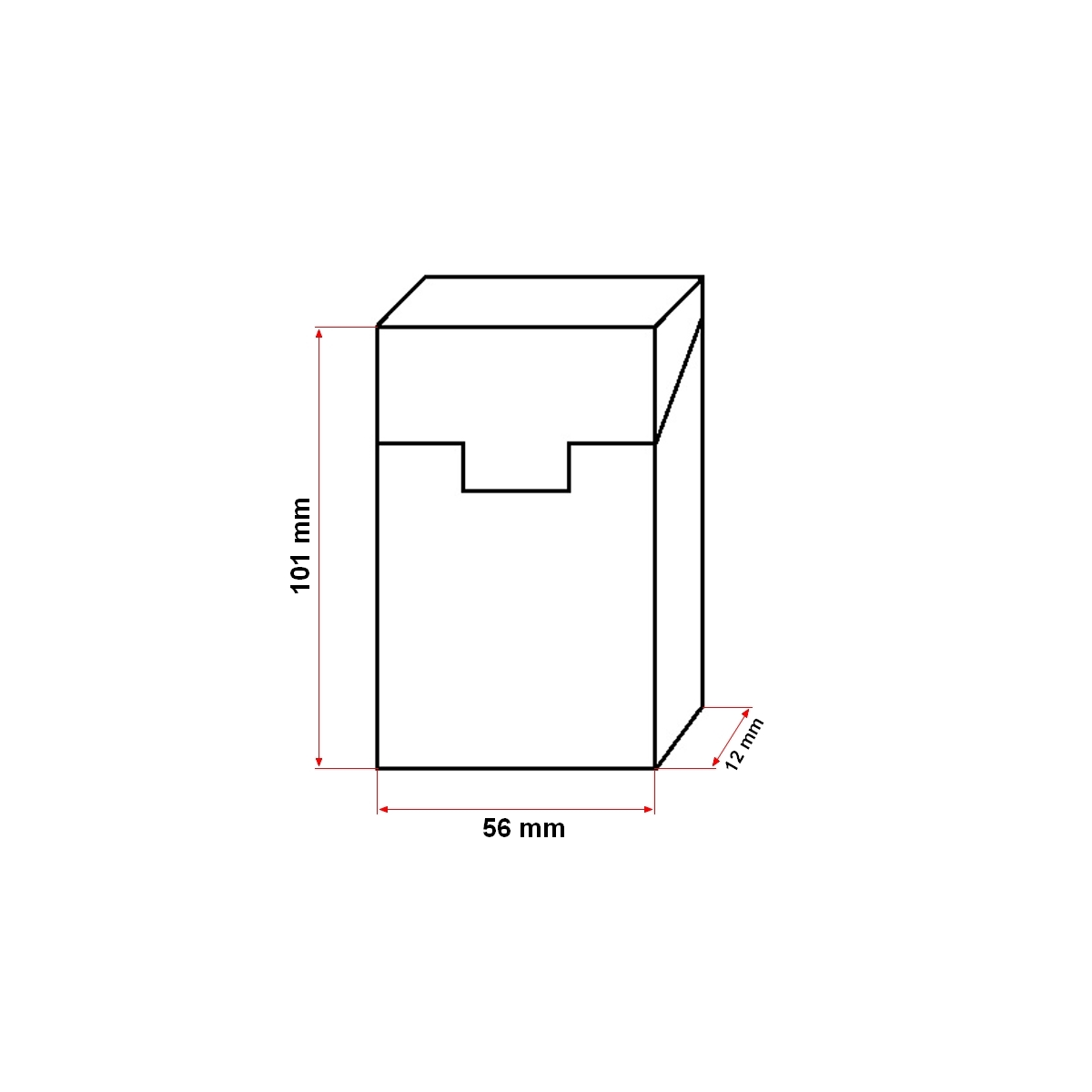 Husa gri din piele pentru pachet de tigari P34 Breckner - imagine 2