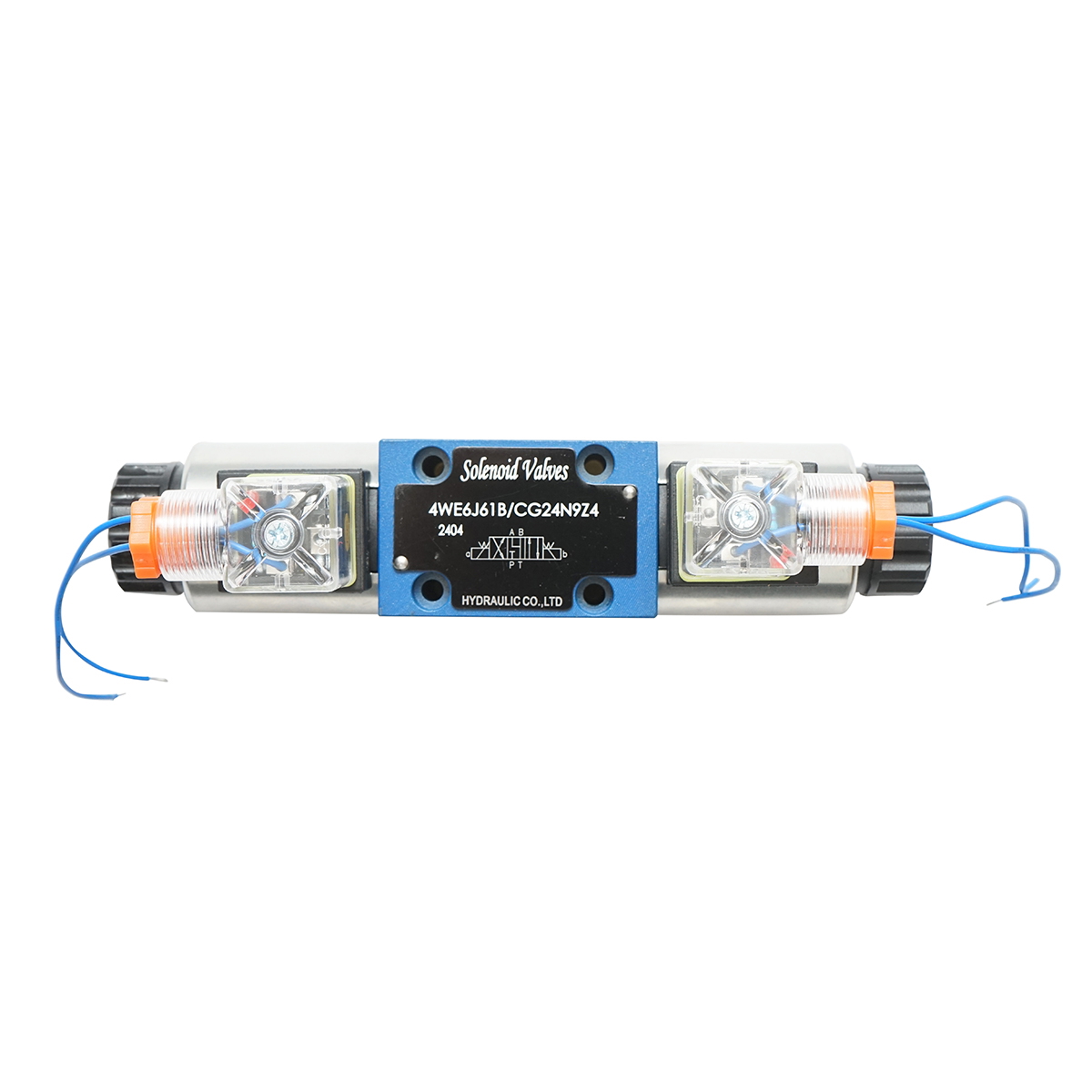 Electrovalva directionala 24VDC 25W pentru 6 cai control debit instalatii hidraulice HDQX126J 4WE6J61B CG12N9Z4 - imagine 2