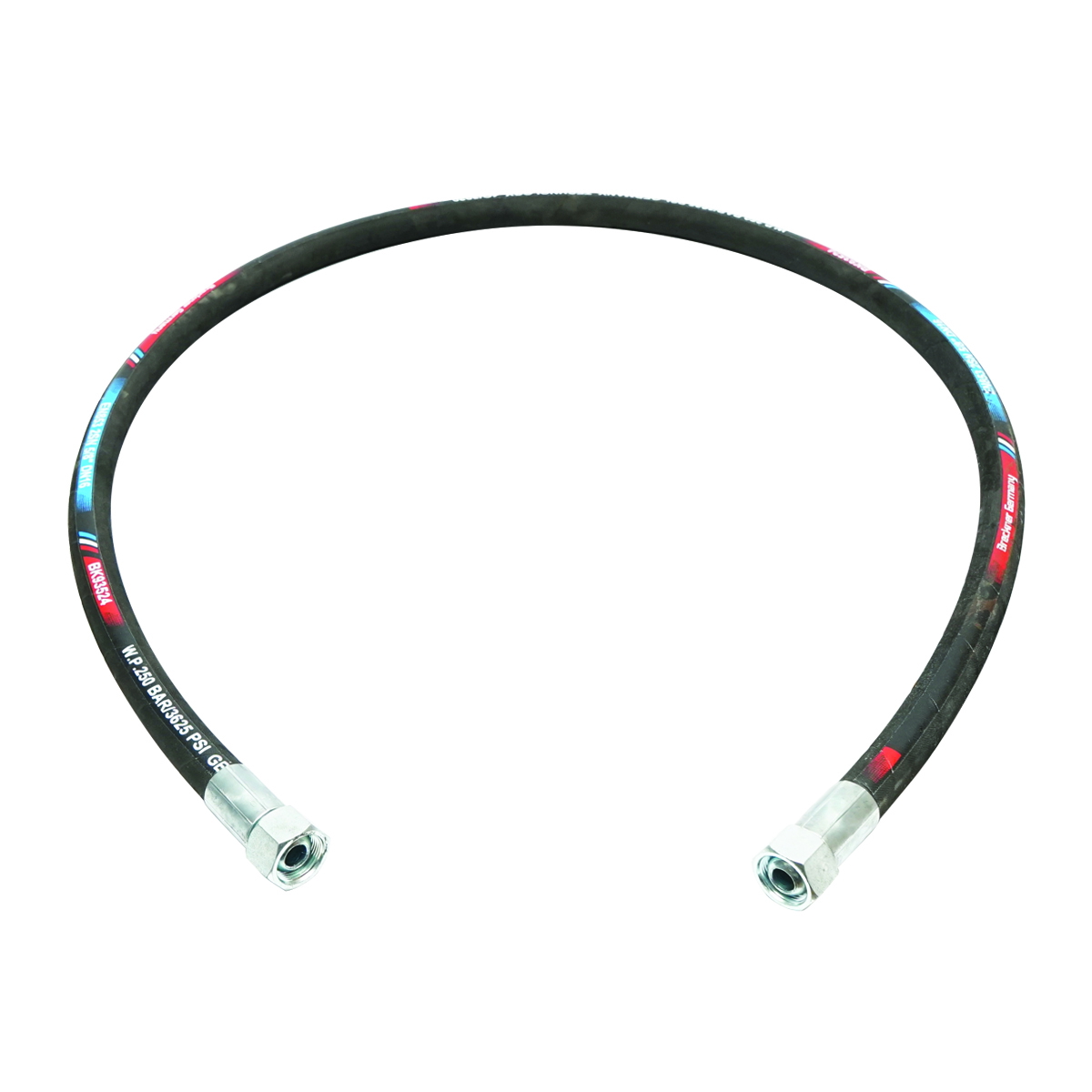 Furtun presiune sertizat DN16 2SN - 1800mm Tractor Forestier - imagine 2