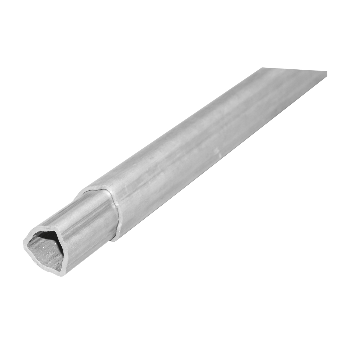 Set teava triunghiulara cardan seria T8, T9 63/54 exterior 63 si interior 54 L=1m - imagine 2