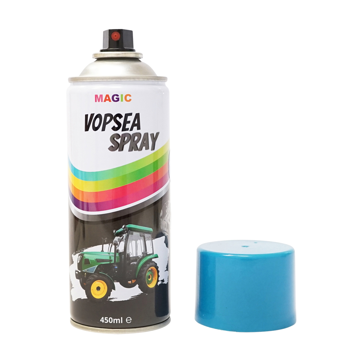 Spray vopsea auto Rabe albastru 5125 bleu trafic 450ml MAGIC - imagine 2