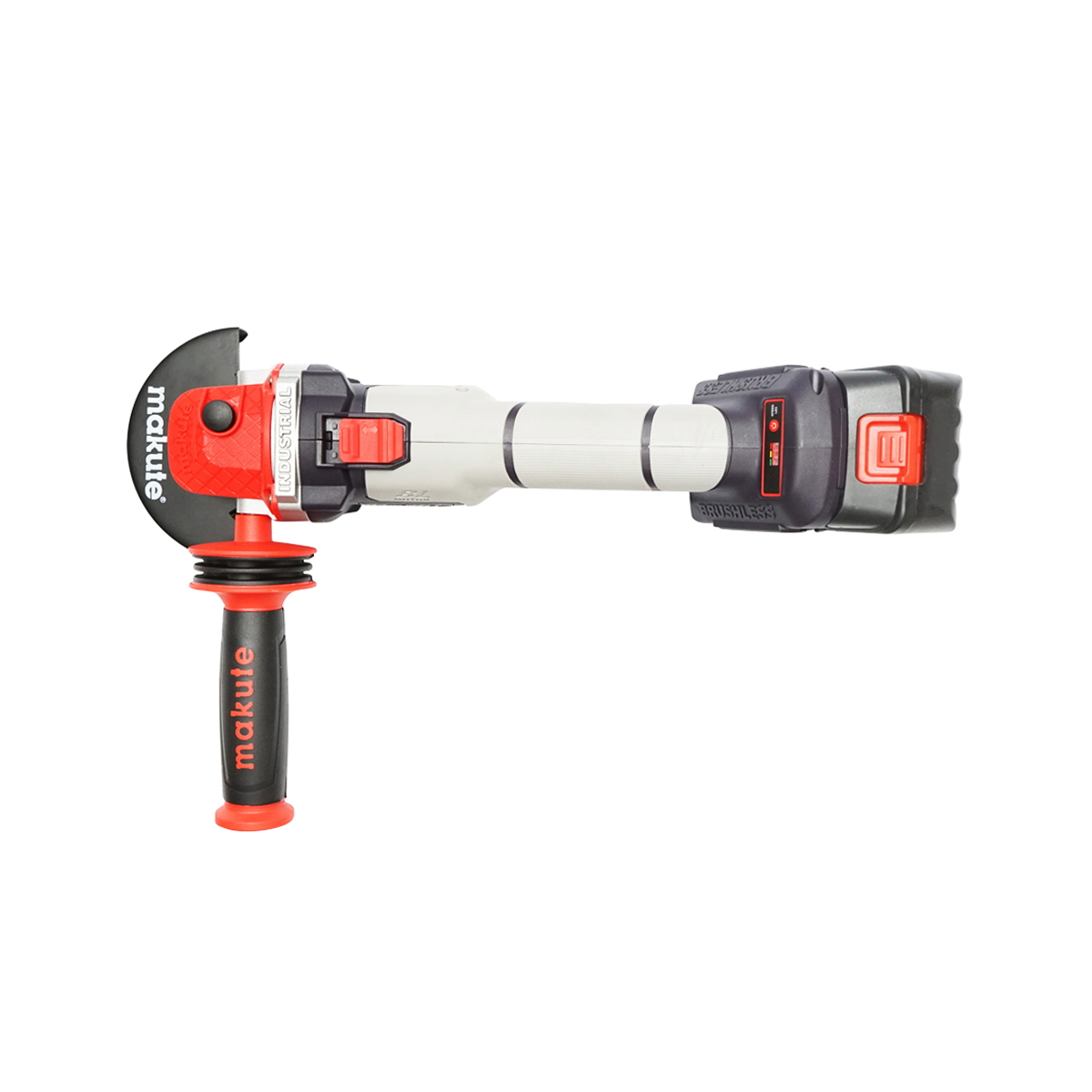 Polizor unghiular cu acumulator 20V/4000mAh si incarcator 220V/50-60Hz, diametru disc 115mm, 8000rot/min IP20 Makute - imagine 2
