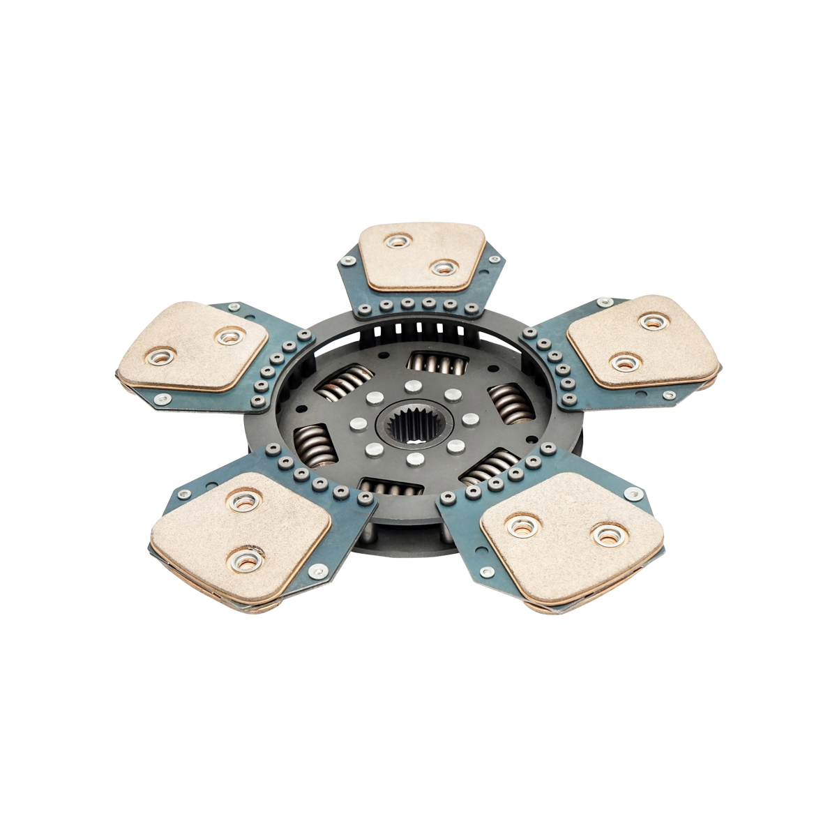 Disc ambreiaj diametru exterior 330mm, interior 1-25.4mm, interior 2-29.5mm, 21 caneluri pentru Massey Ferguson OEM 3613976M91 - imagine 2