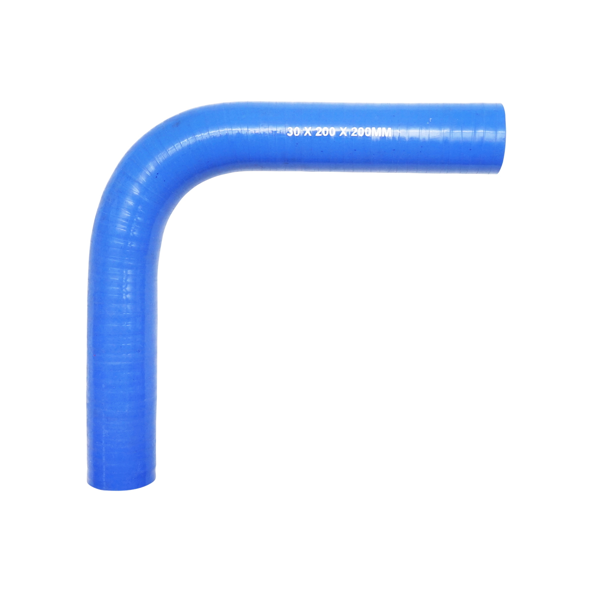 Furtun cotit silicon 90 grade cu insertie textila 30x200x200mm - imagine 2