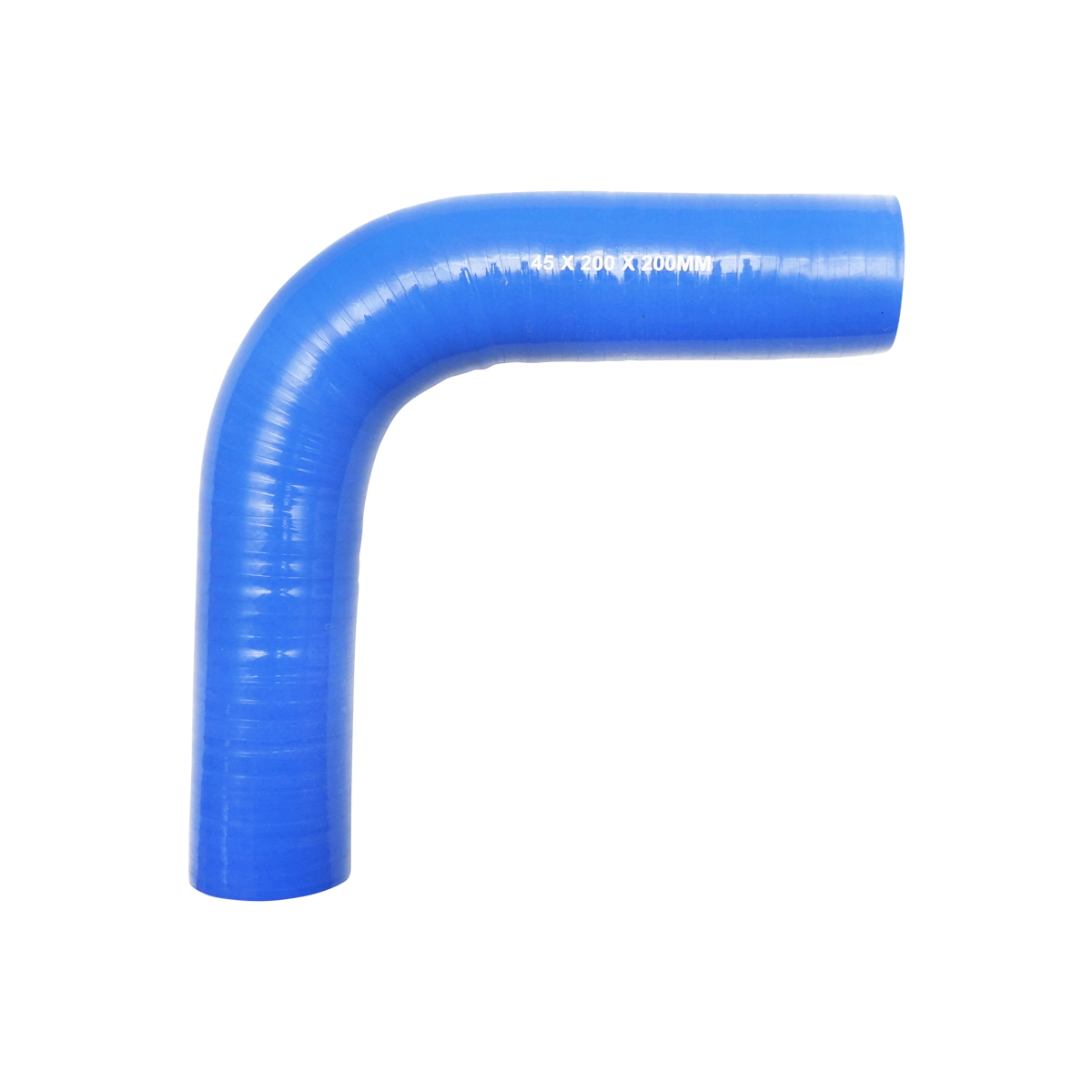 Furtun cotit silicon 90 grade cu insertie textila 45x200x200mm - imagine 2