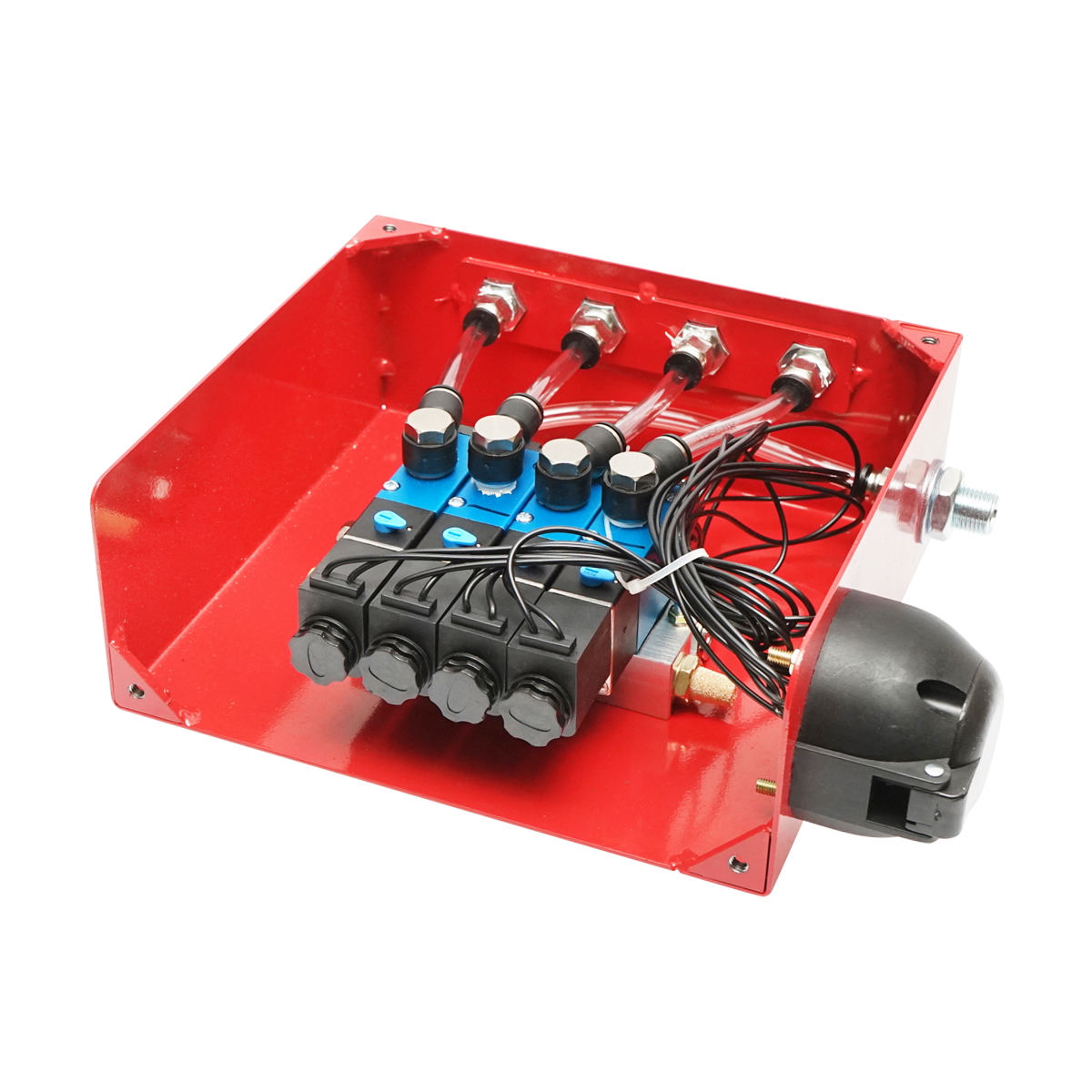 Caseta de electroventile pentru troliu 12V 2 inchis/2 deschis Tractor Forestier - imagine 2