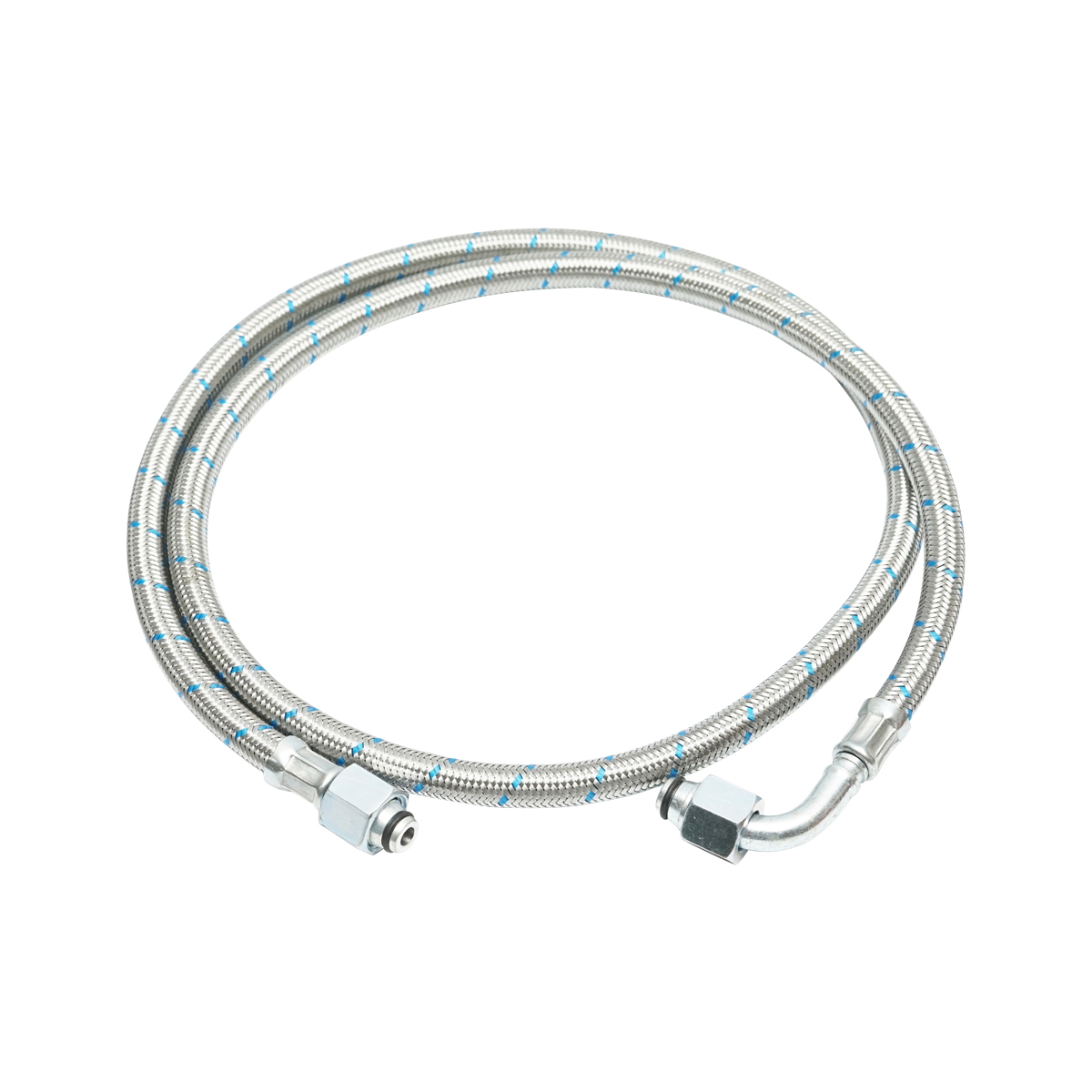 Furtun hidraulic 1300mm (1260mm), grosime 10mm pentru troliu Tractor Forestier - imagine 2