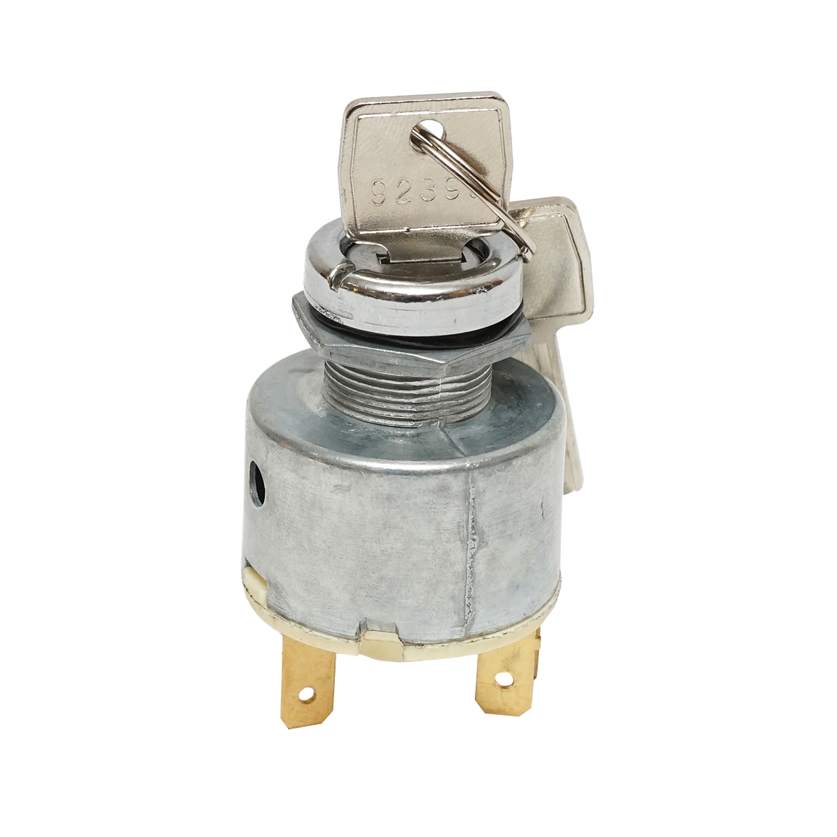Contact pornire universal cu cheie, 12V, 5 pini, fi 35mm, filet de prindere fi 18mm Breckner Germany - imagine 2