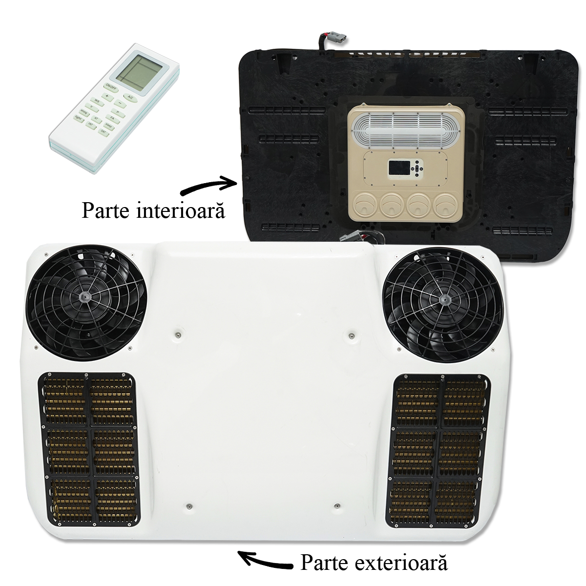 Clima stationara utilaje industriale AC universala 24V 2850W 1150x750x345mm - imagine 2