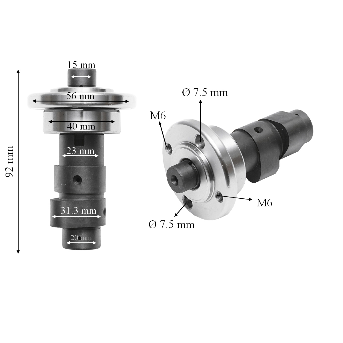 Ax cu came pentru motor ATV Honda, Loncin 150/200CC CB150/200 - imagine 2