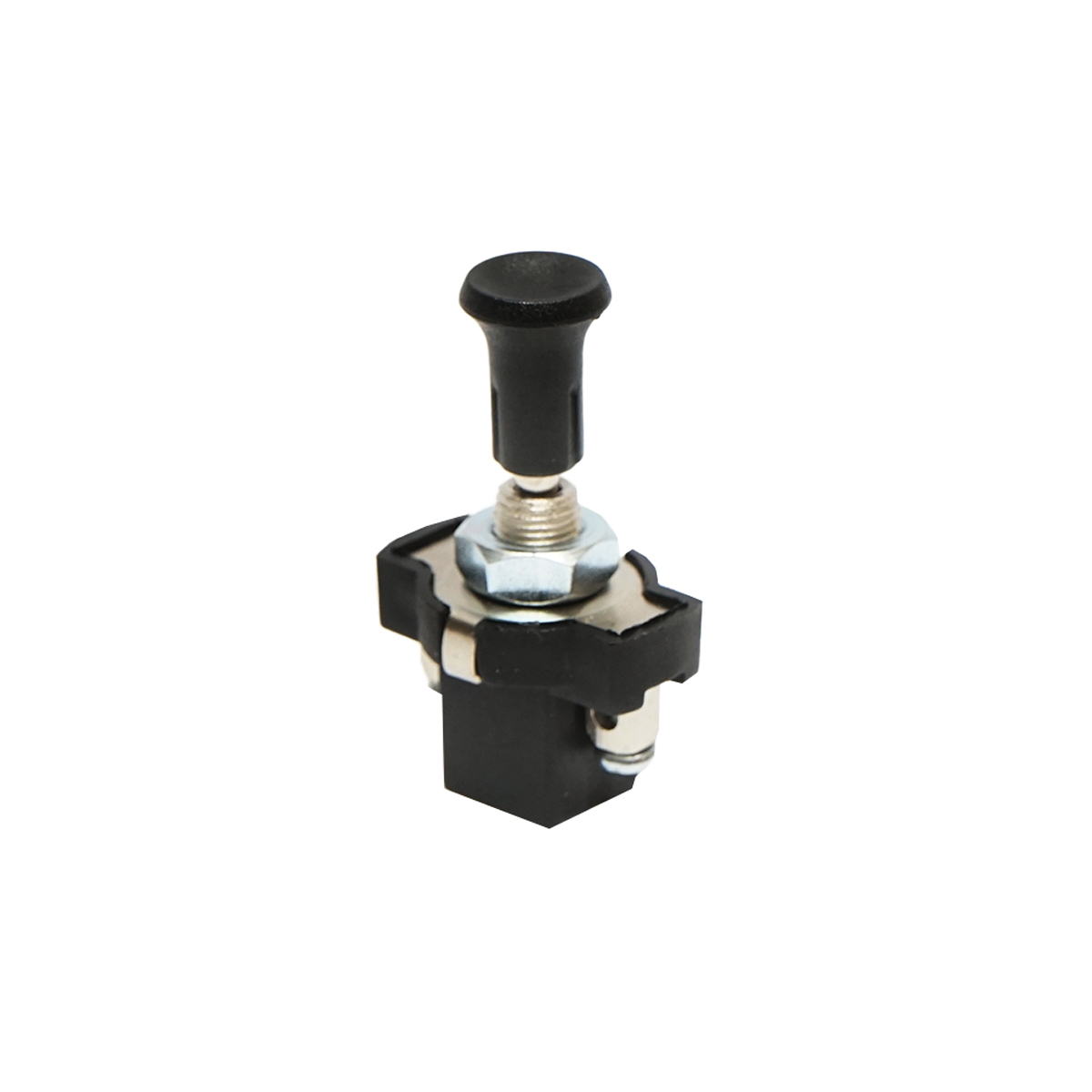 Intrerupator scurt on-off 12V/5A pull switch cu piulita prindere metalica Breckner Germany - imagine 2