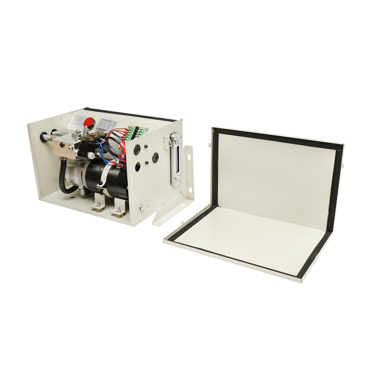 Pompa hidraulica cu electrovalve pentru lift oblon/usa spate camion/semiremorca/camioneta 24V, 2.2kW, 20Bar - imagine 2