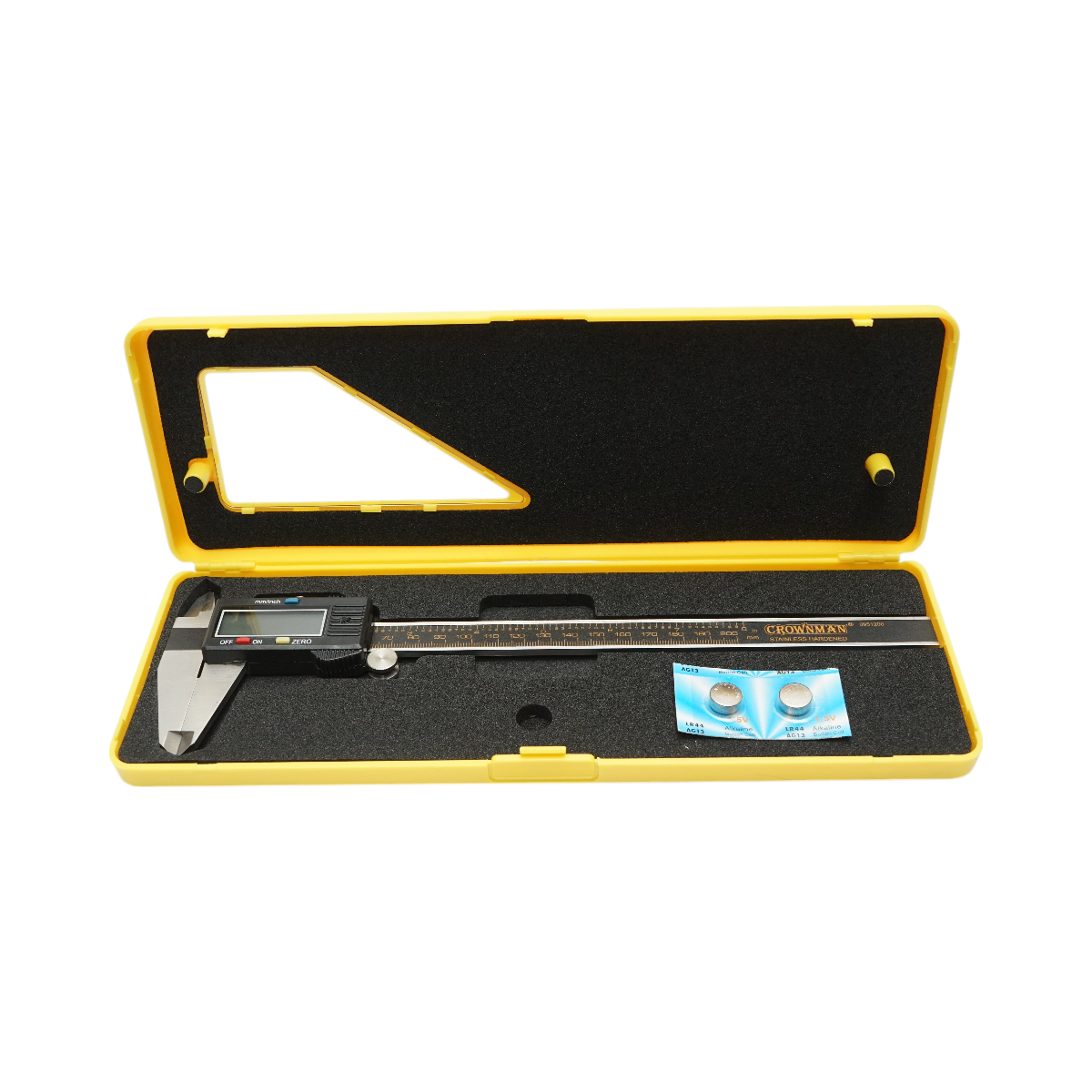Subler digital profesional 200mm, scala dubla mm/inch, masuratoare interioara, exterioara, adancime Crownman - imagine 2