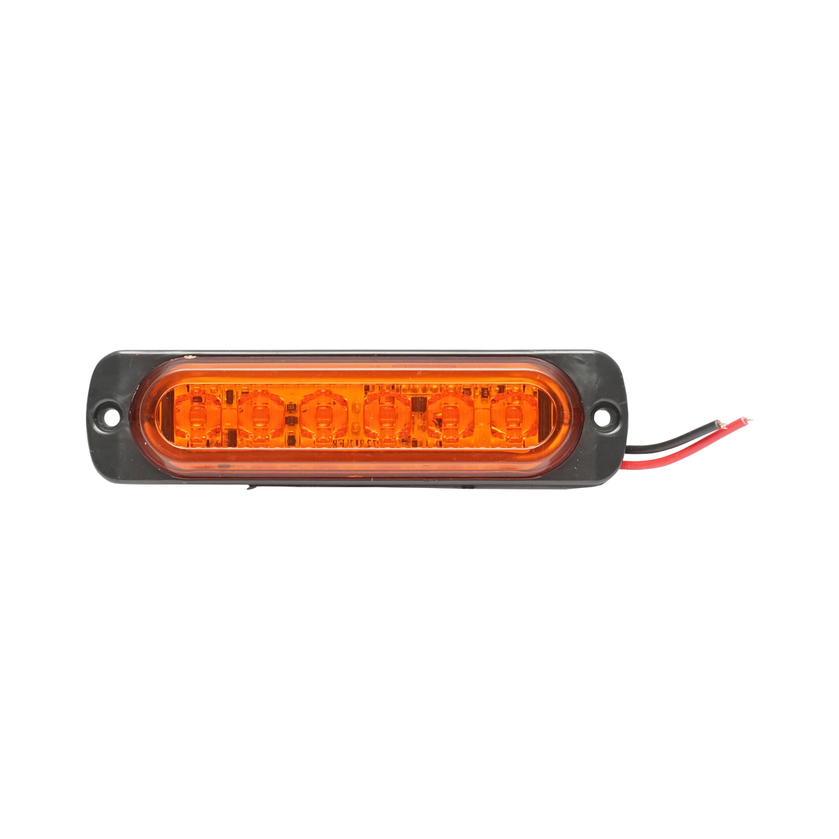 Lampa laterala stroboscopica LED galbena 113mm 12-24V FR2172Y Breckner Germany - imagine 2