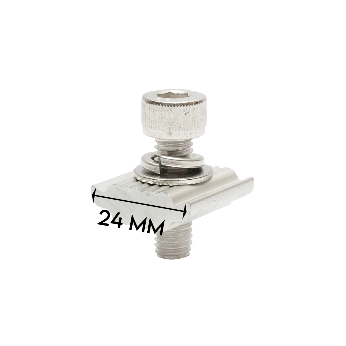 Clema capat 35mm prinderi panou solar fotovoltaic sistem B, 24mm Breckner Germany - imagine 2