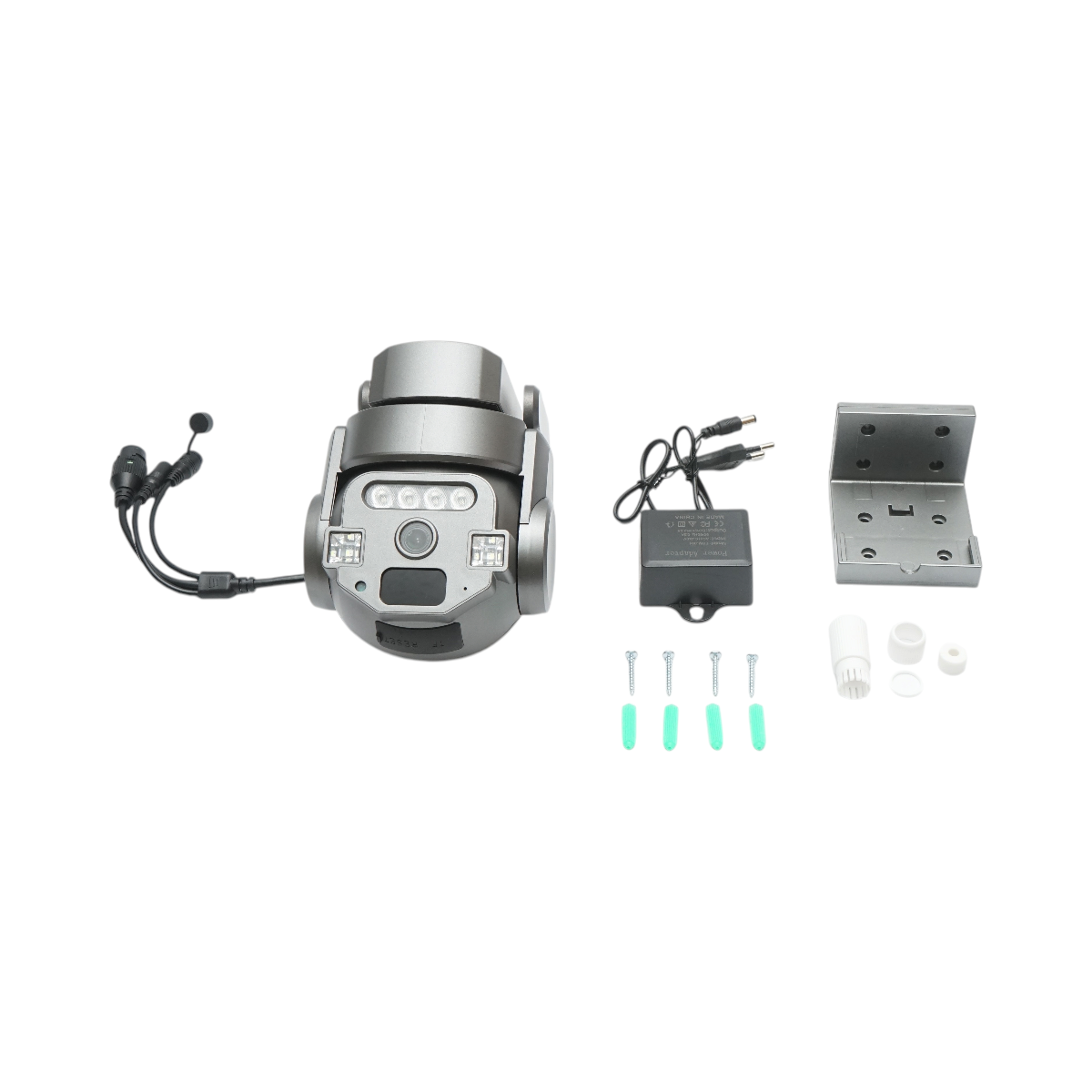 Camera de supraveghere 2MP, WIFI P2P, PTZ 360 grade, urmarire automata Ai, night vision color, detectie umana si aplicatie CareCam Pro - imagine 2