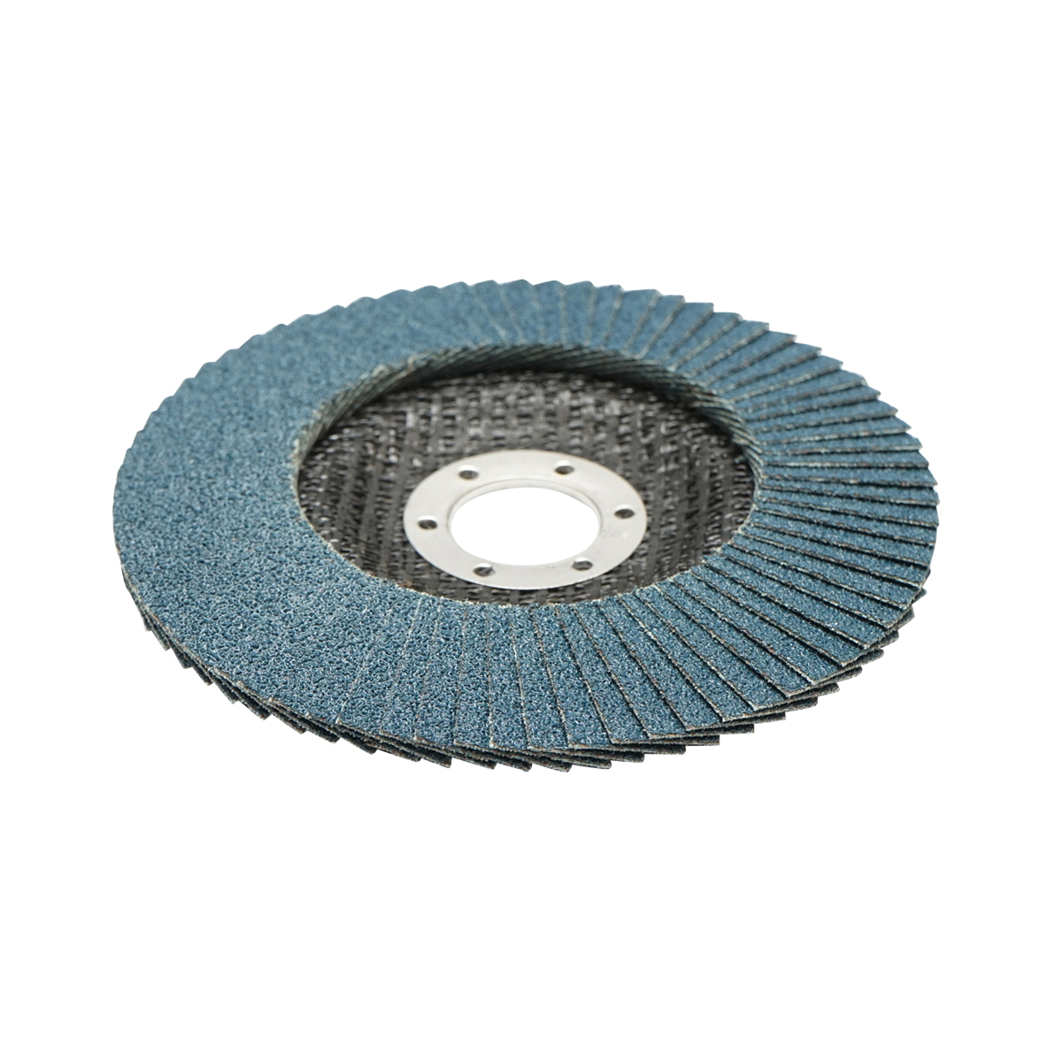 Disc lamelar abraziv cu zirconiu pentru taiat si polizat metal, inox P80, 125mm Breckner Germany - imagine 2