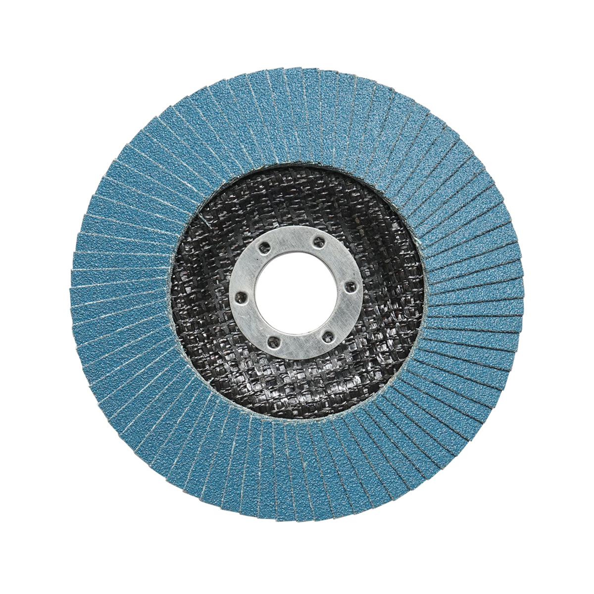 Disc lamelar abraziv cu zirconiu pentru taiat si polizat metal, inox P120, 125mm Breckner Germany - imagine 2