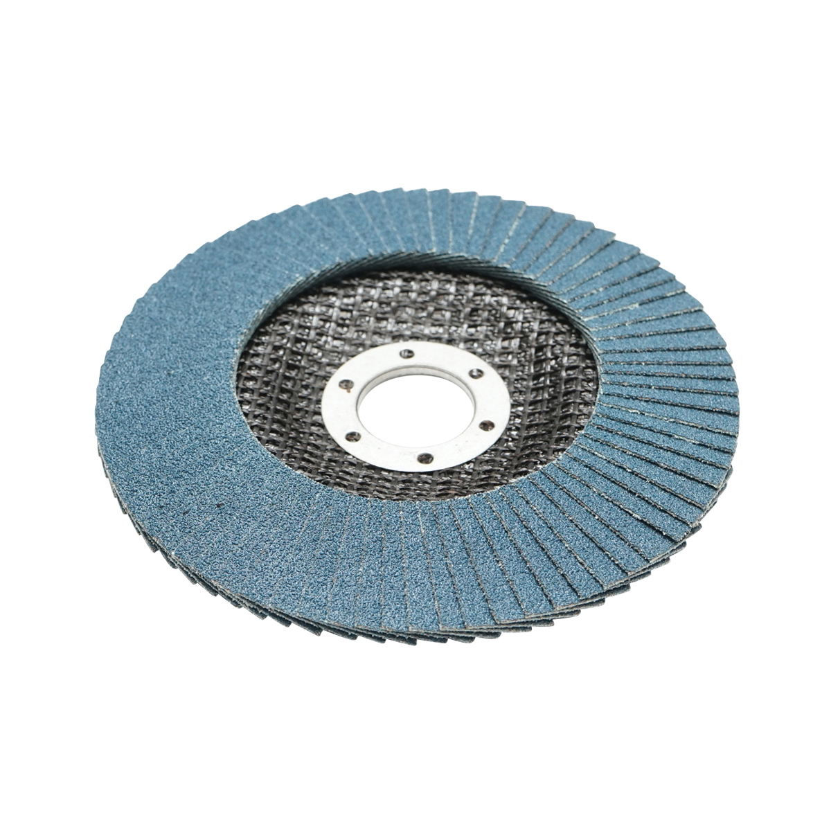 Disc lamelar abraziv cu zirconiu 125mm, P100 pentru taiat si polizat metal, inox Breckner Germany - imagine 2