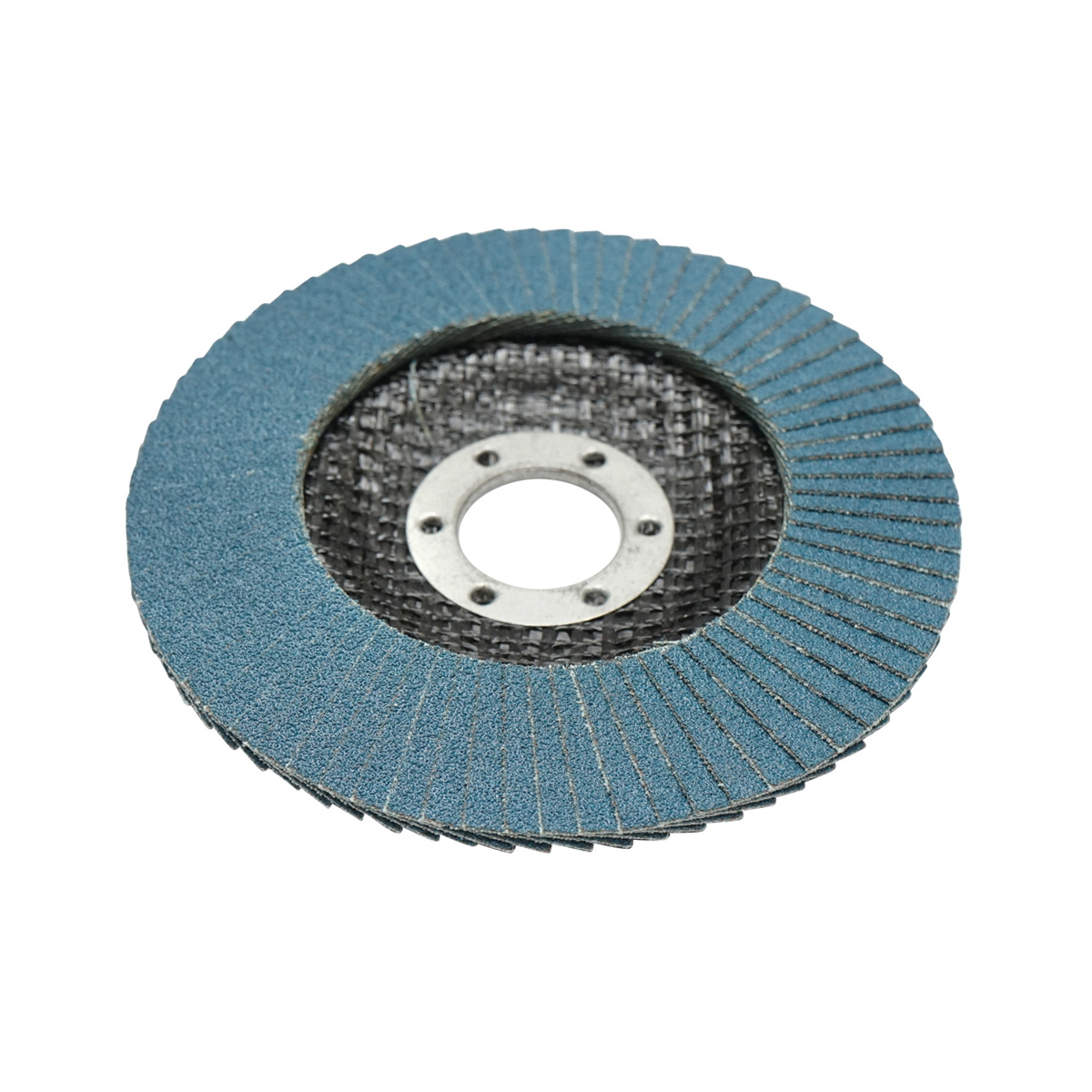 Disc lamelar abraziv cu zirconiu pentru taiat si polizat metal si inox P120, 115mm Breckner Germany - imagine 2